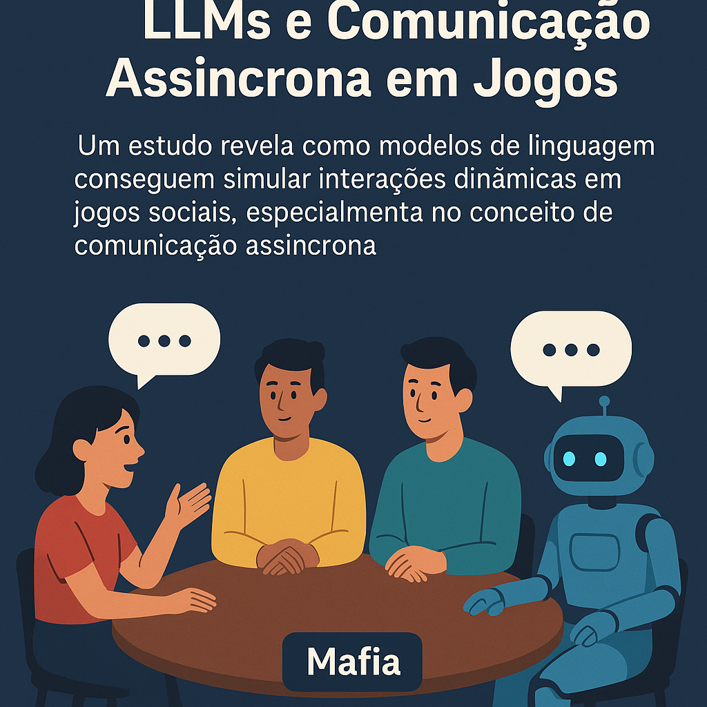 Novo Estudo LLMs e Comunicação Assíncrona em Jogos